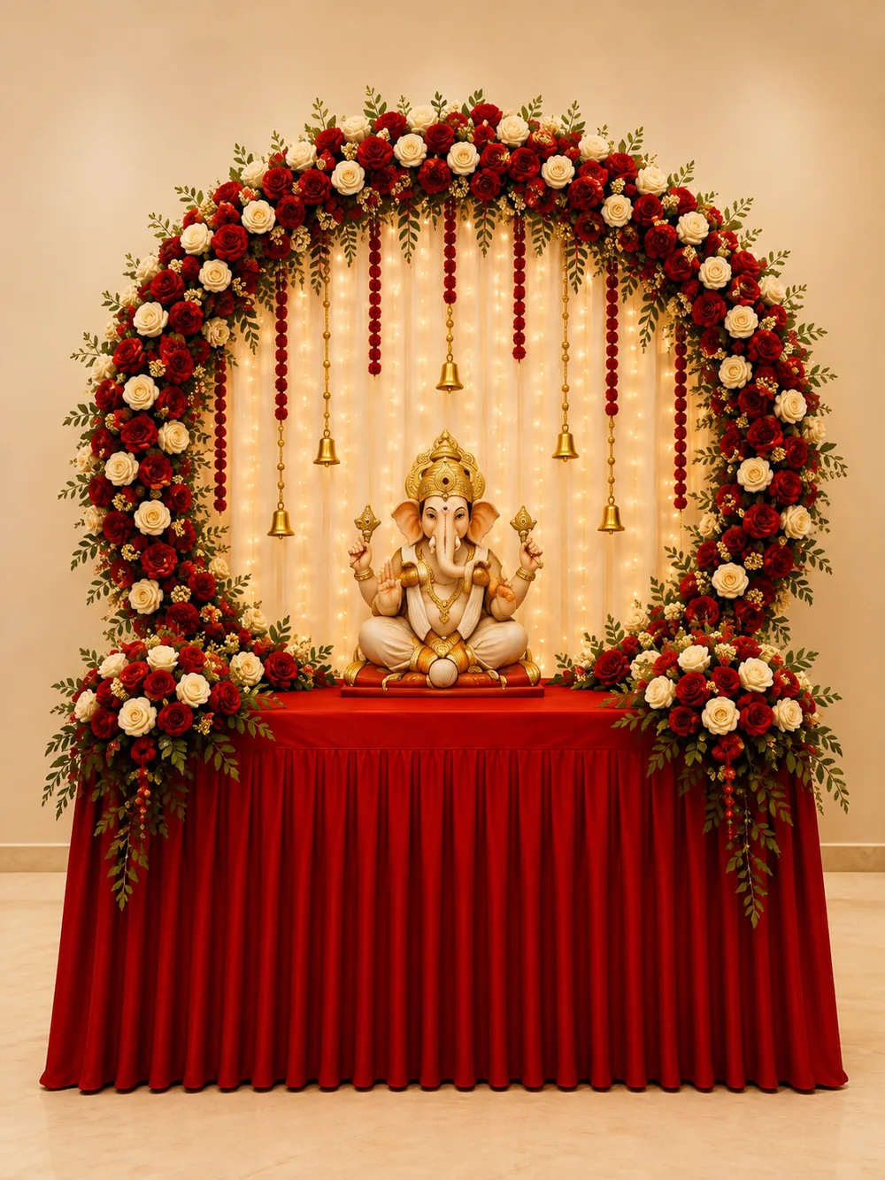 Gloriosa Ganpati mandap design reference — look 16