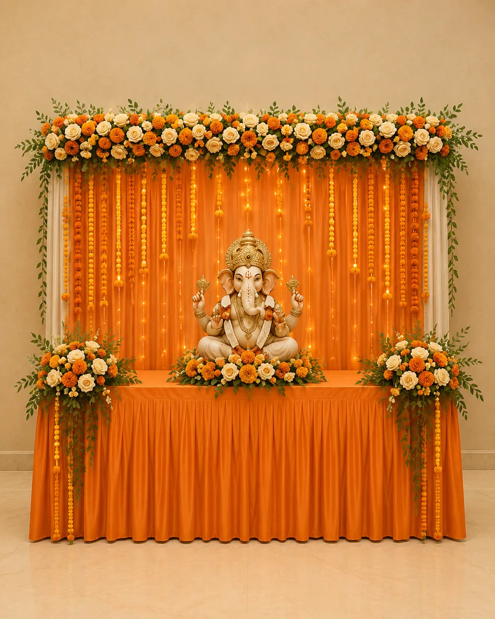 Gloriosa Ganpati mandap design reference — look 21